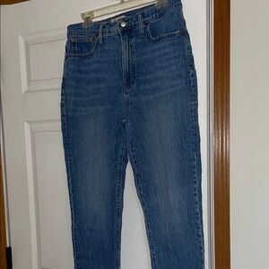 Madewell High Rise Denim Jeans in Classic Blue